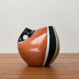 German ceramic vase from the mid-century by Krösselbach Keramik, 1960s.