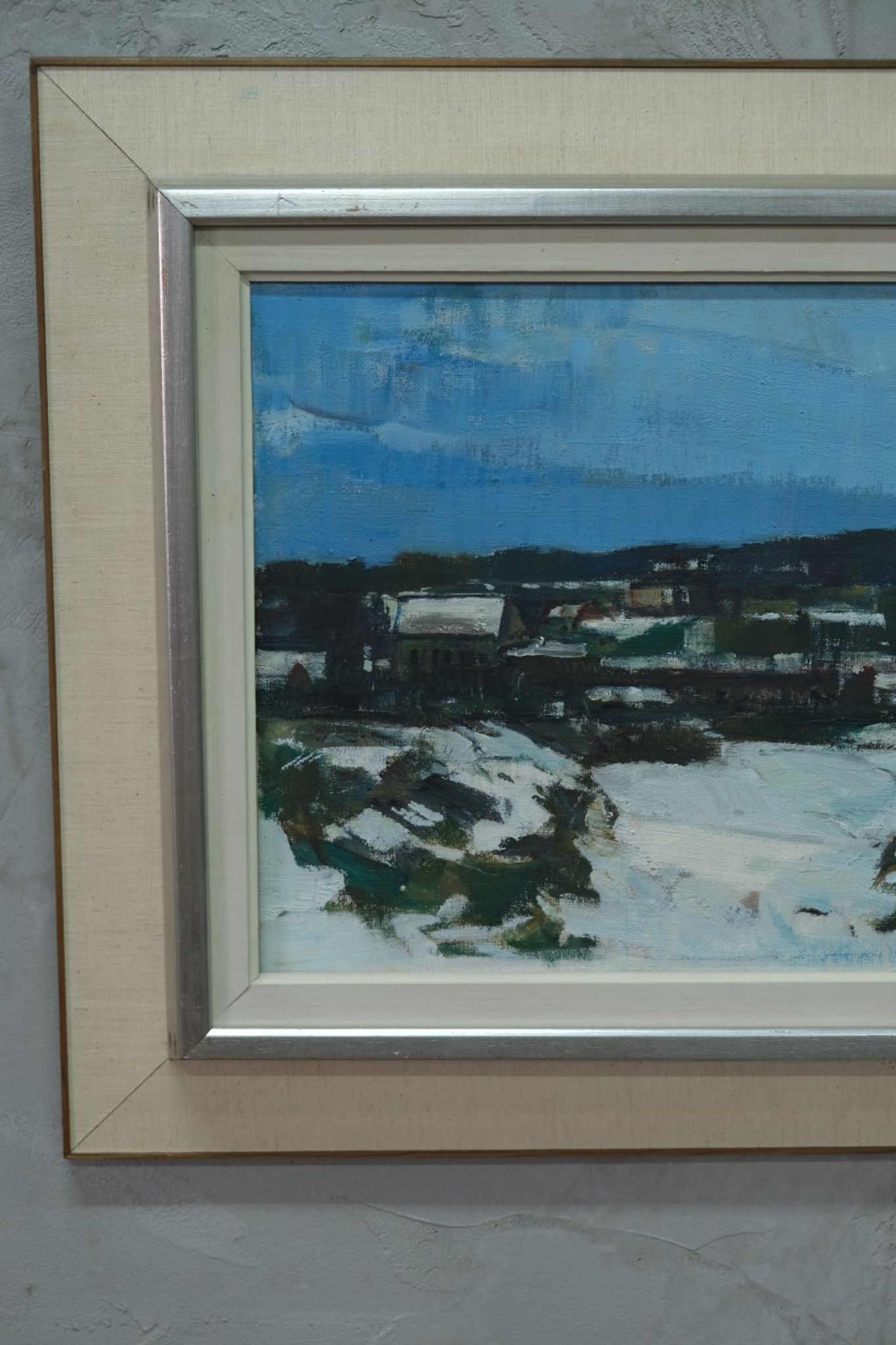 Gunnar Herman Berglund (1906-1992), Swedish Modern Painting, 1960s, Oil on Canvas