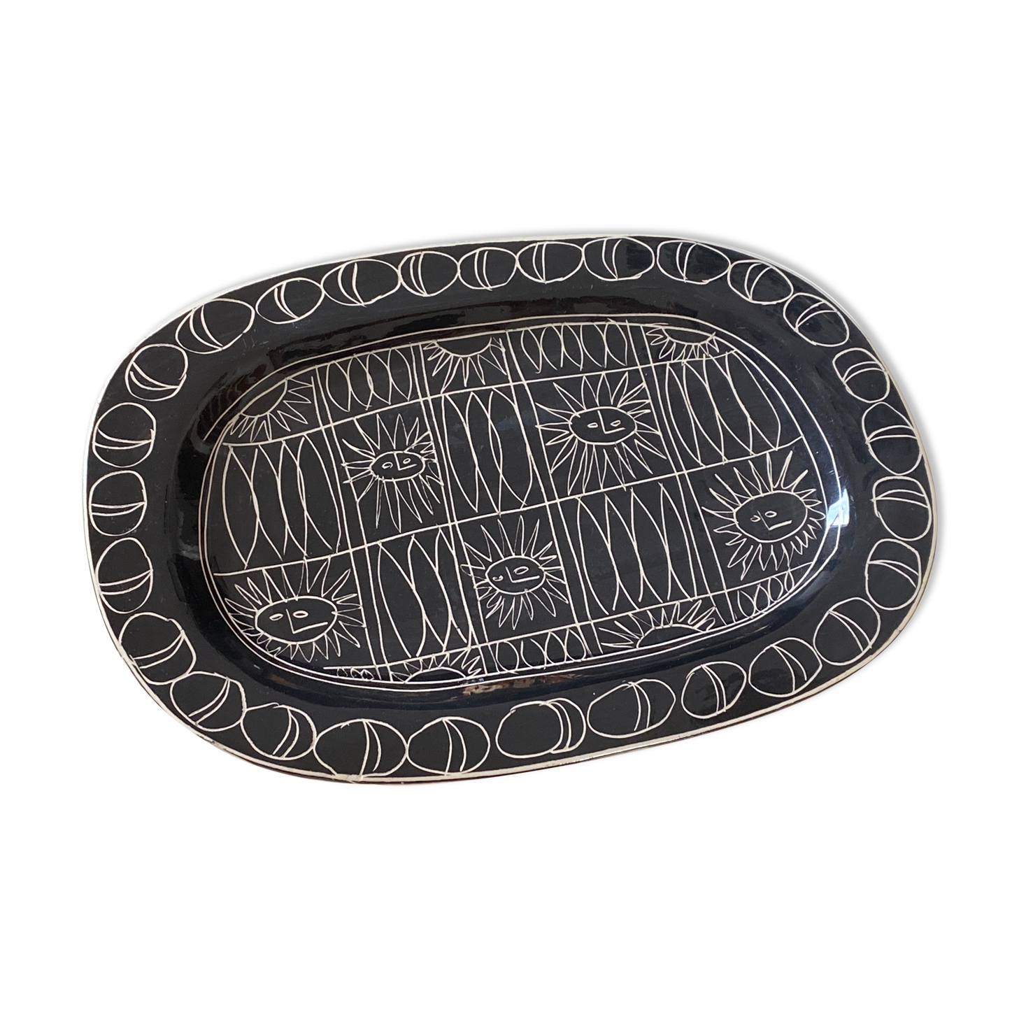 Ceramic dish Pouchain