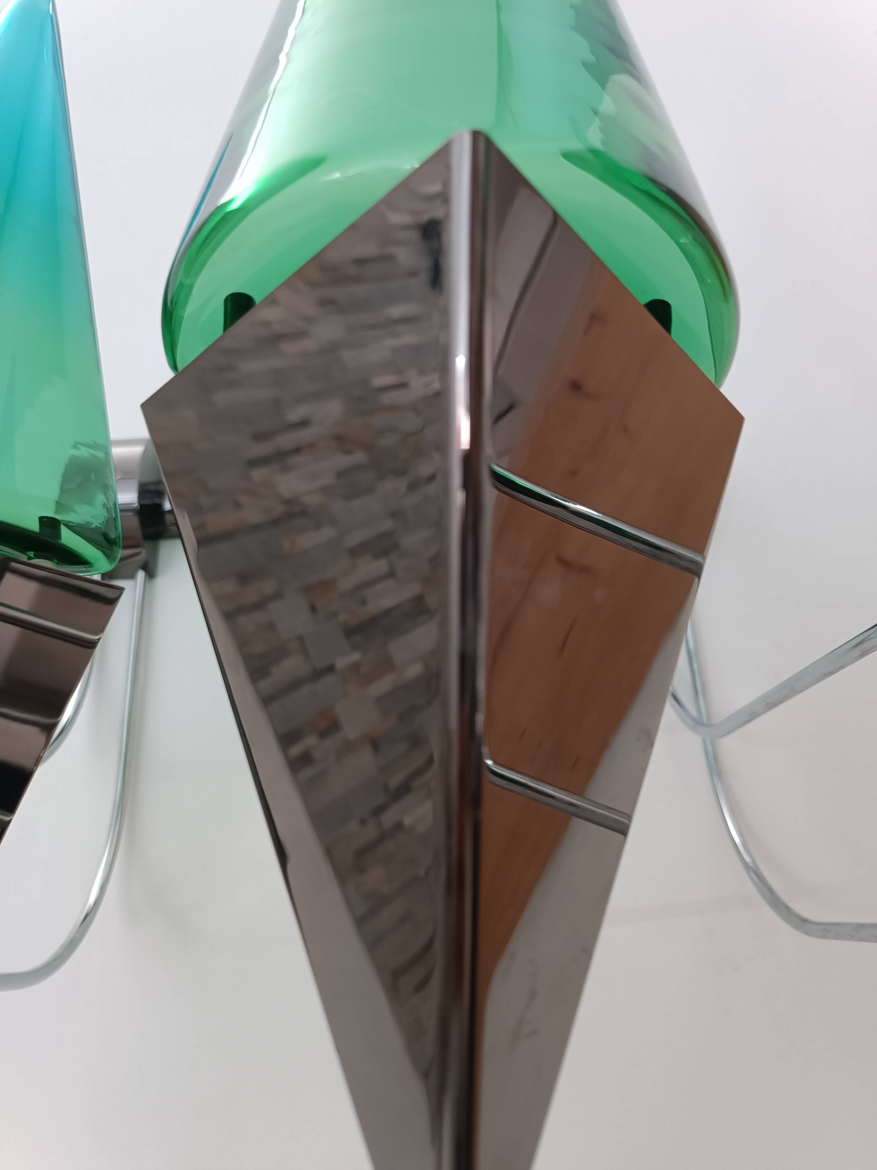 Important wall light by Guido De Majo 1970s