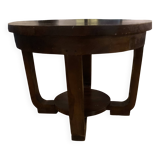 Table basse en bois massif vintage