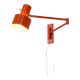 "Skala" orange wall lamp by Jo Hammerborg