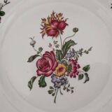 Service gâteau dessert plat et assiettes euro porcelaine modèle vieux colmar