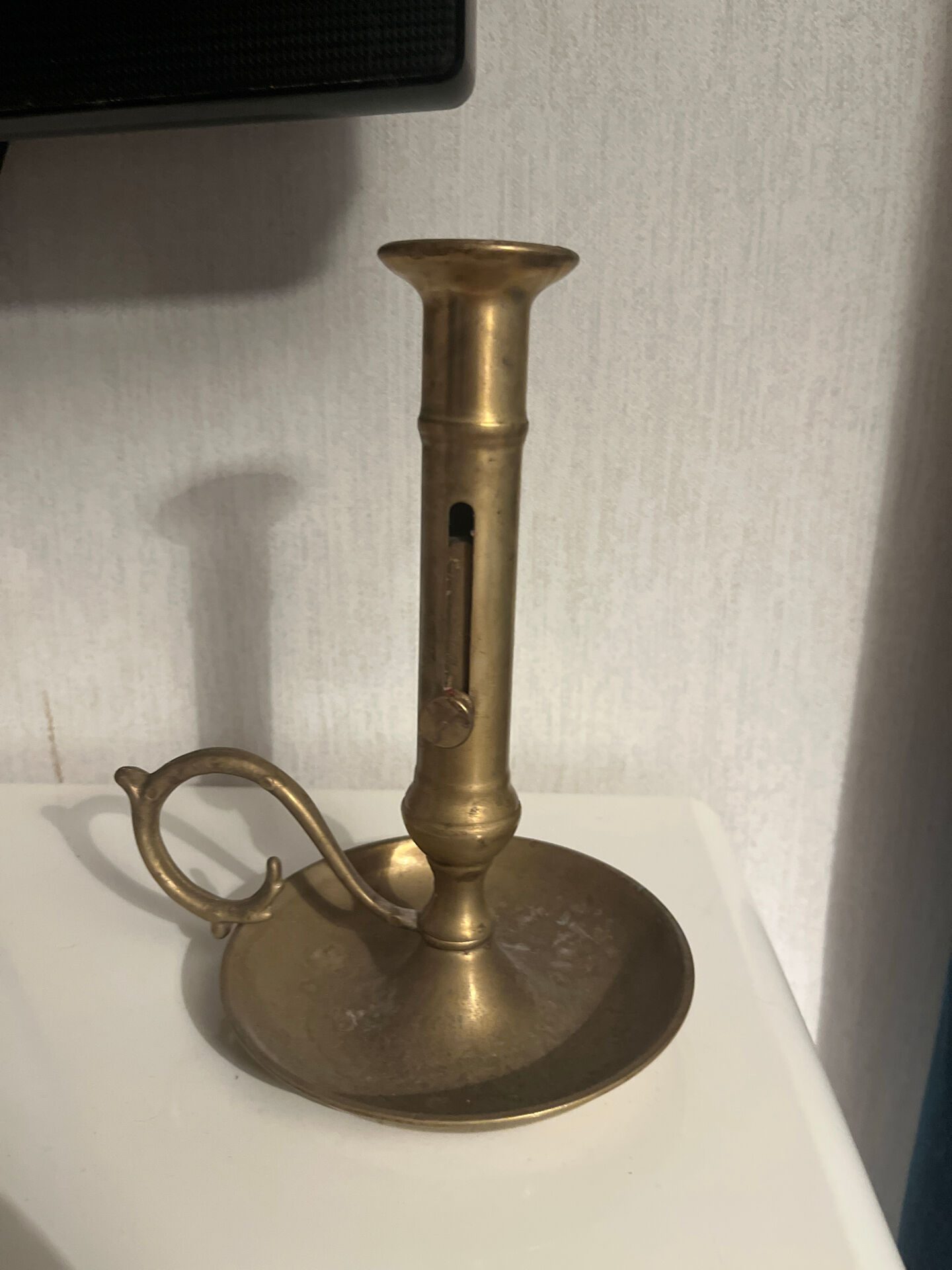 Brass candlestick