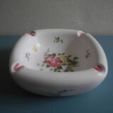 large ceramic vintage decorative French ashtray