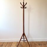 Wooden coat rack