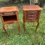 Pair of Bedside Tables Louis XV Style