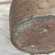 Old farm jug in glazed stoneware