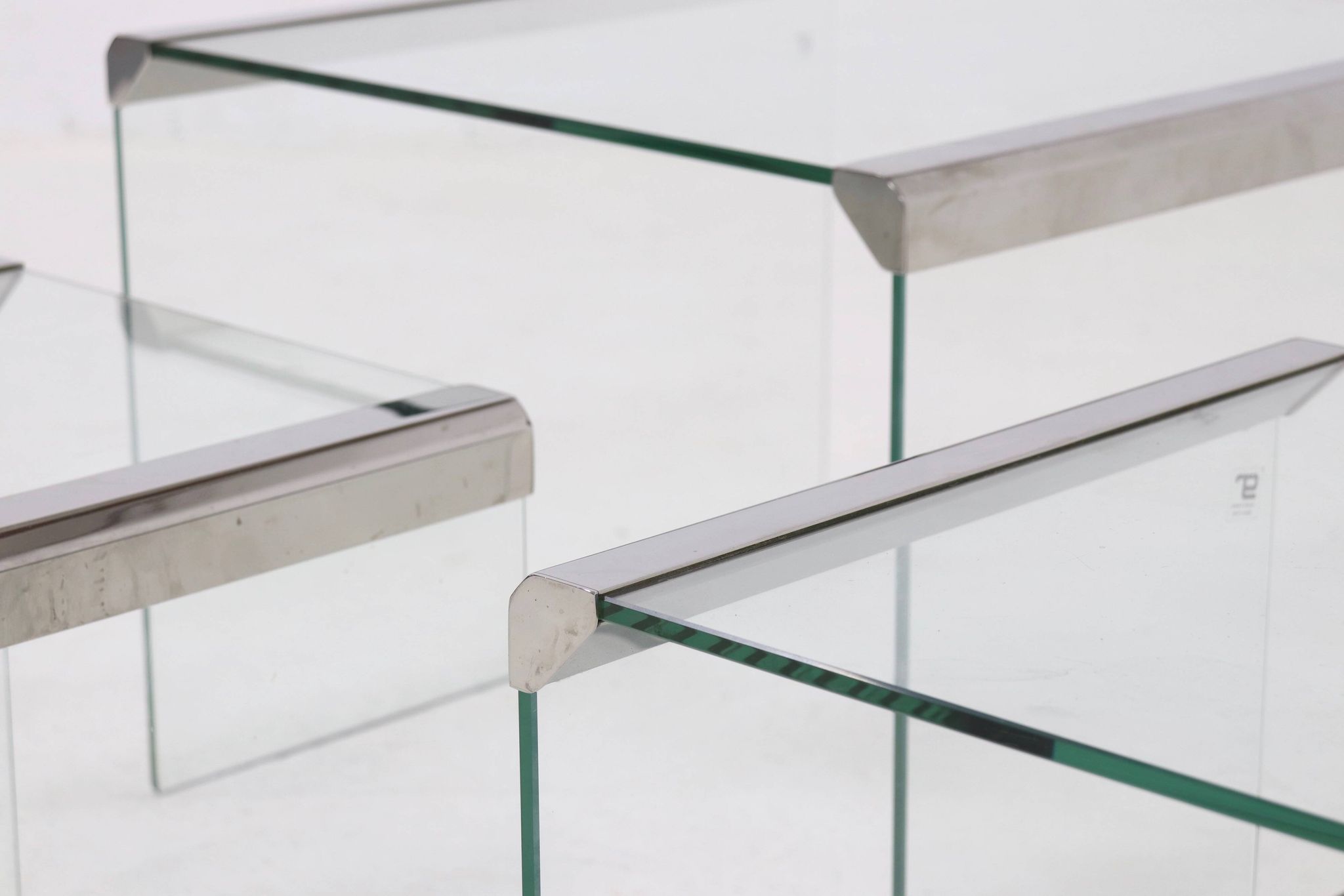 Set of 3 Gallotti & Radice nesting tables 1970s