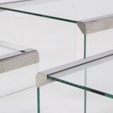 Set of 3 Gallotti & Radice nesting tables 1970s