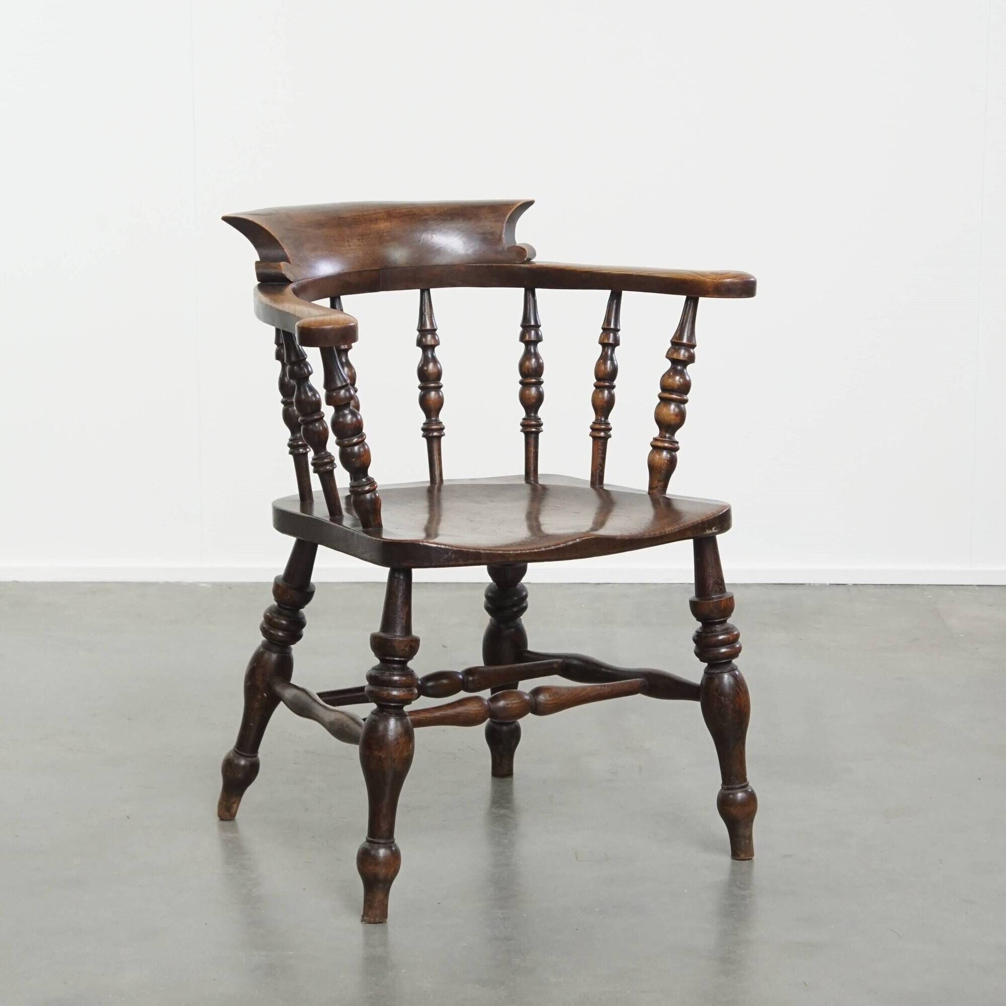 English antique side/desk/captain's chair from the early 1800s