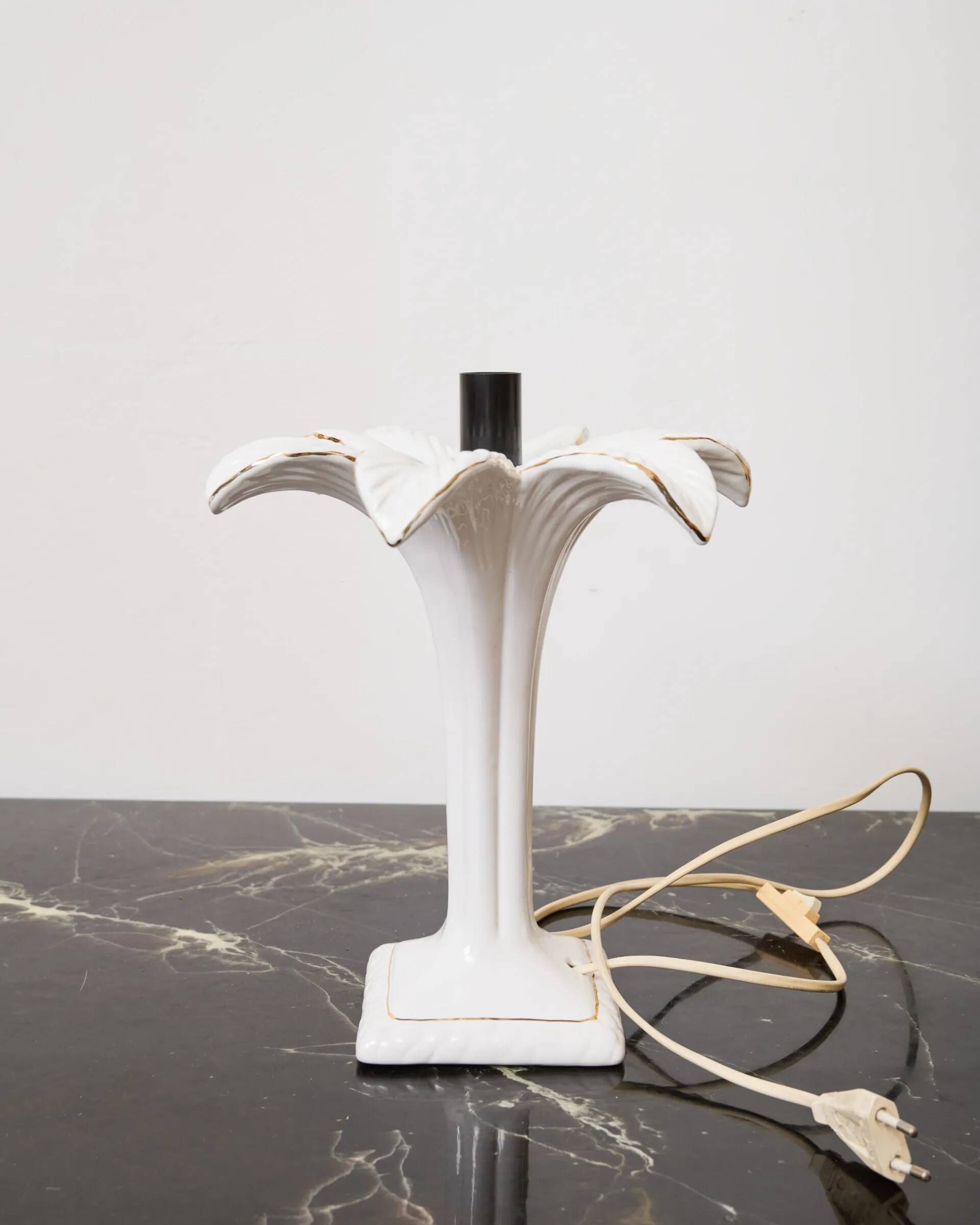Palm tree-shaped lamp, France, 1980s