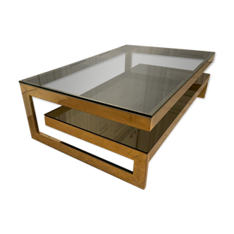 Table basse G de Belgo Chrom 1970s