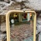 Italian mirror in 80s Memphis style