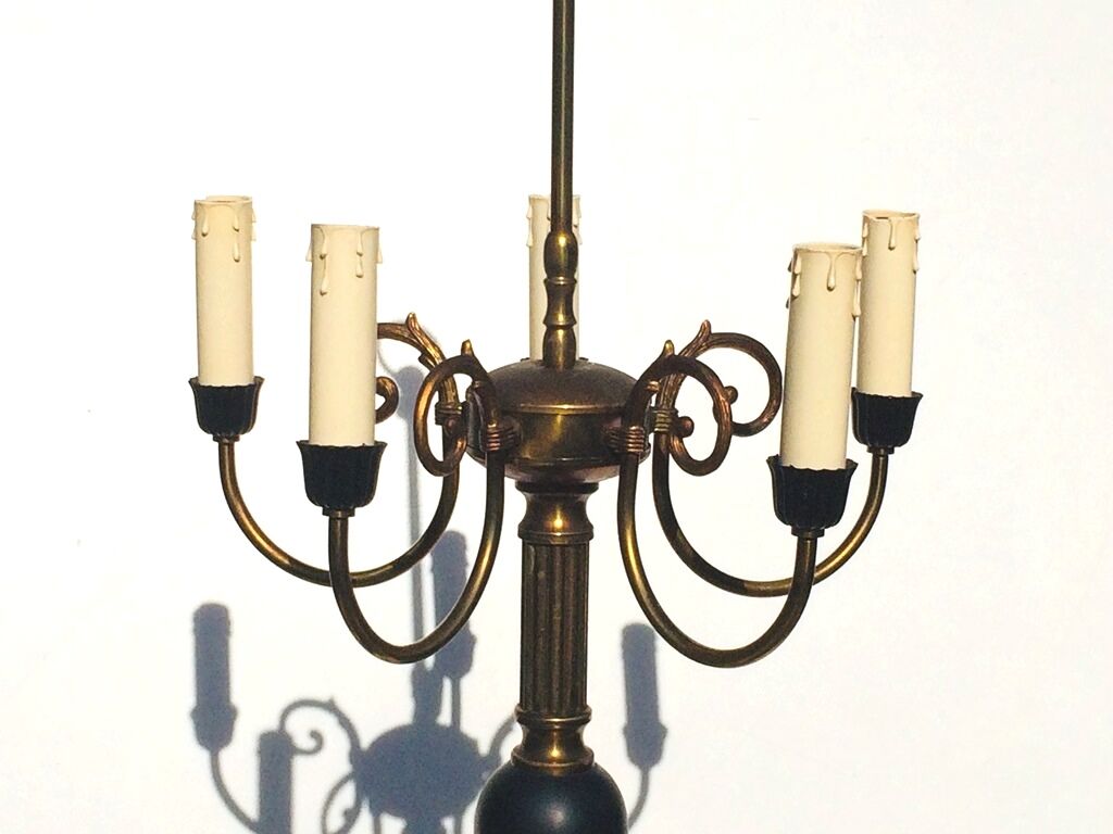 Floor lamp " Hollywood Regency ". Vintage