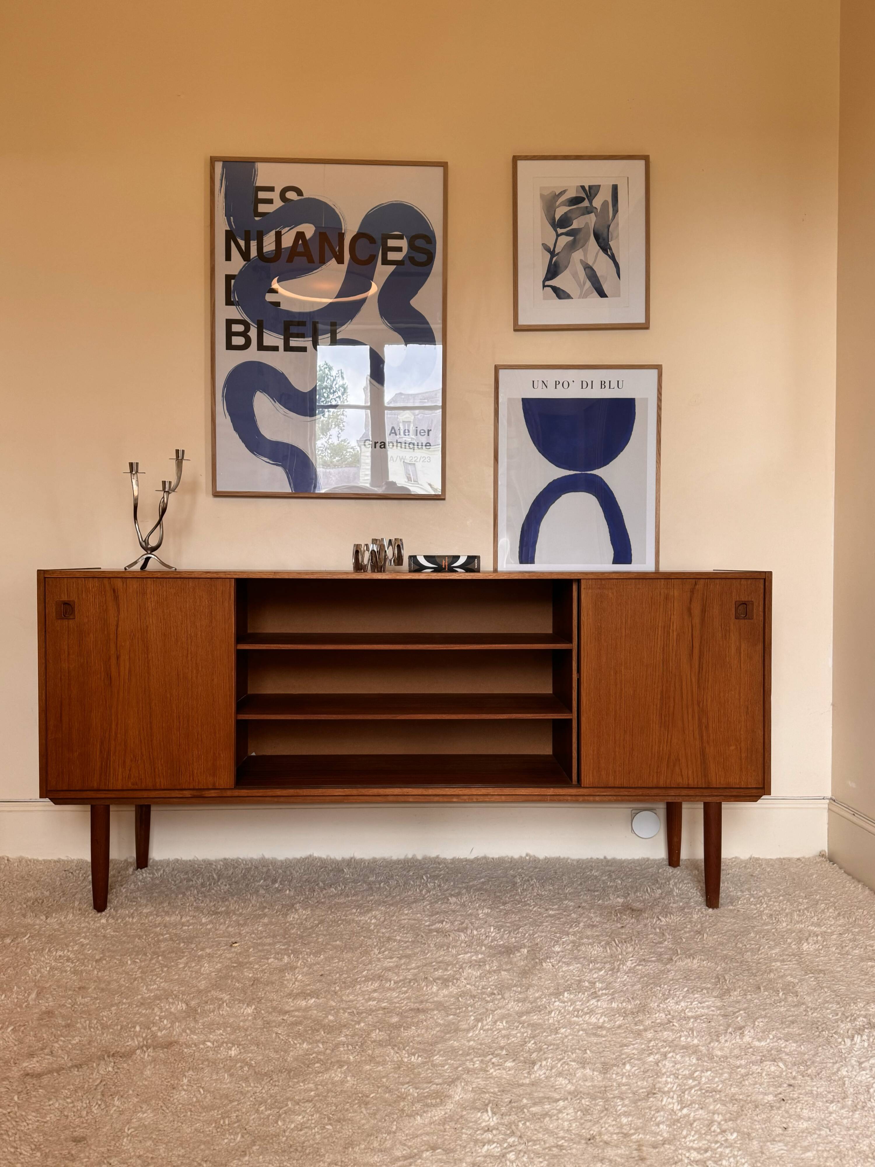 Vintage Scandinavian teak Royal Board sideboard