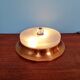 Art Deco ceiling light in copper and frosted glass, 1930