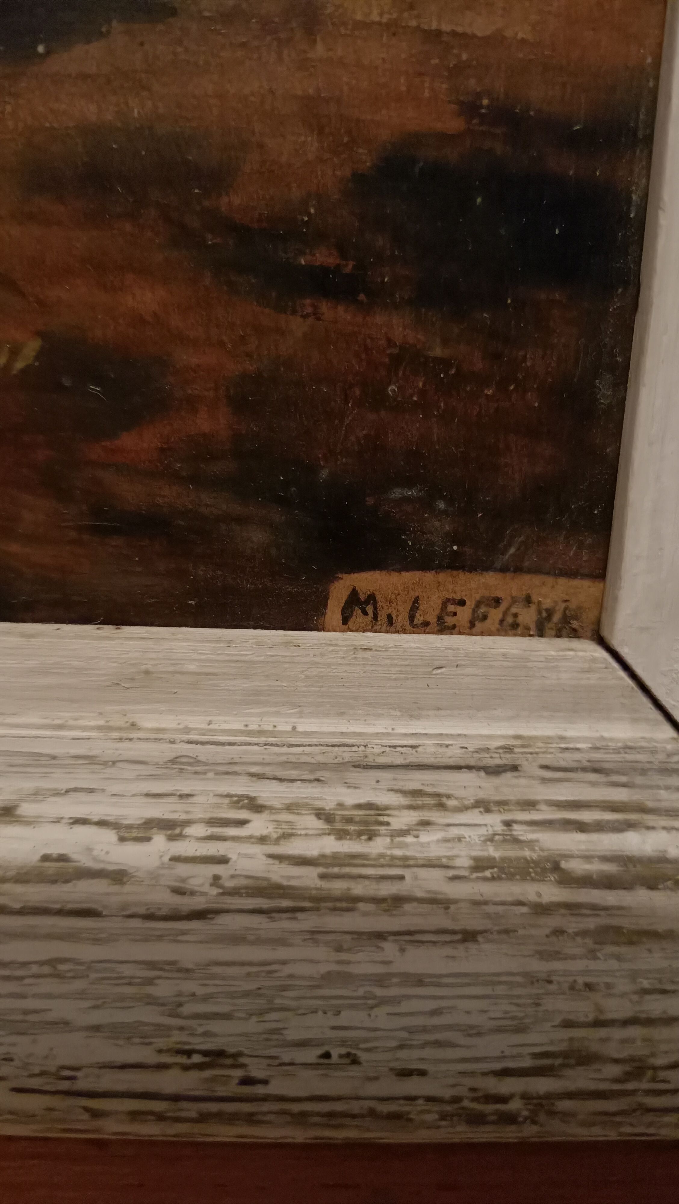 Painting by Mr. Lefevre