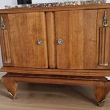 Oak bar furniture art deco style