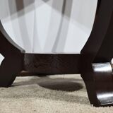 Mahogany pedestal table, Art Deco style – 1959