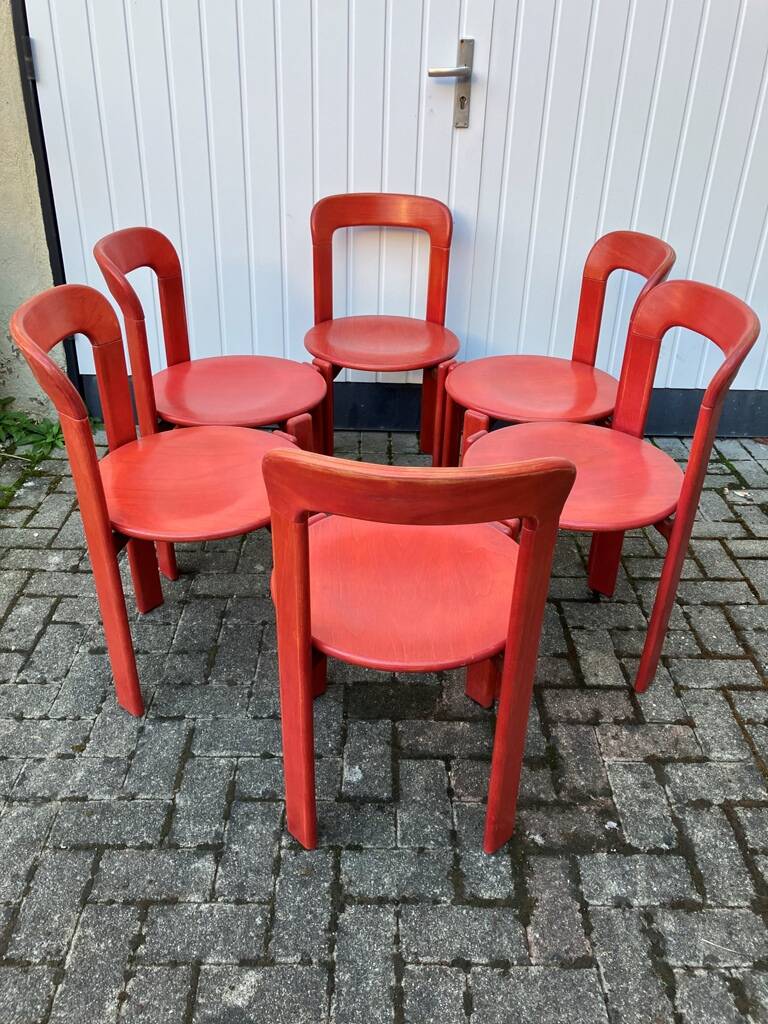 6 bruno rey chairs stein am rhein