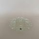 Vintage Mid Century Modern Muurla Glass 6 Place Round Candle Holder, M