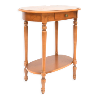 Oval side table