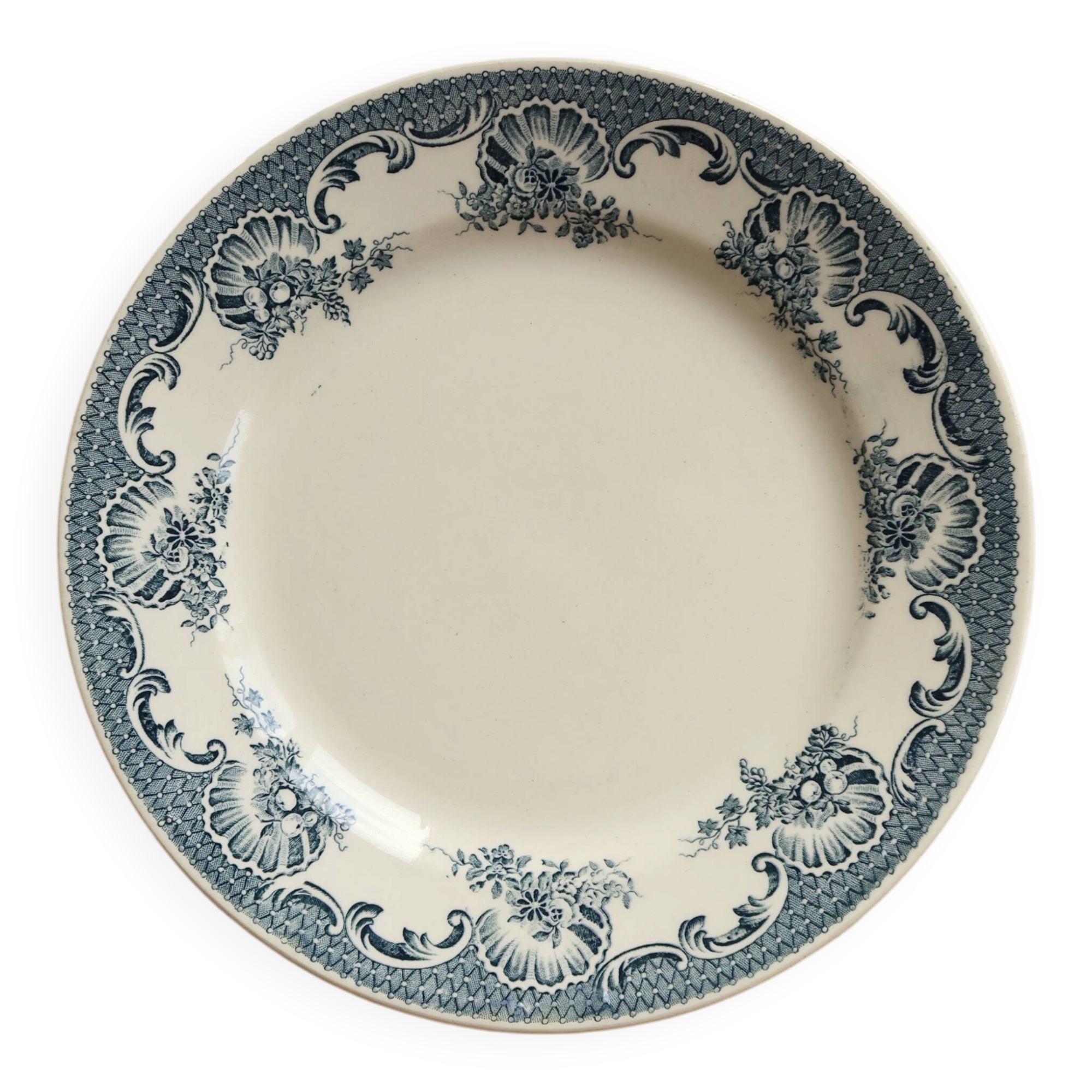 Flat plate iron earth Moulin des Loups model Lavallière