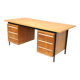 Large vintage teak wood desk/executive desk from the 1960s