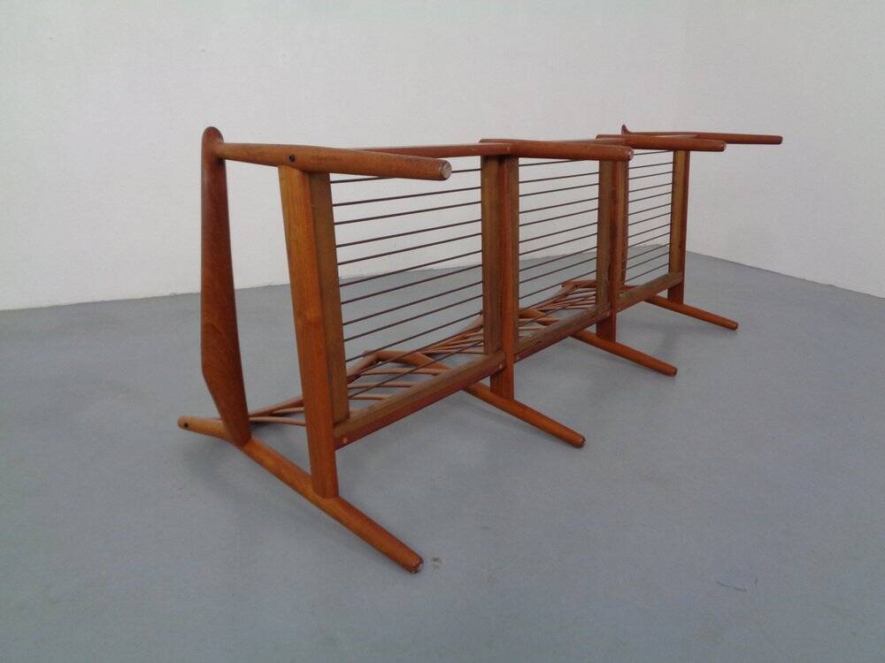 Teak Three-Seater Sofa by Svend Aage Eriksen for Glostrup, 1960s