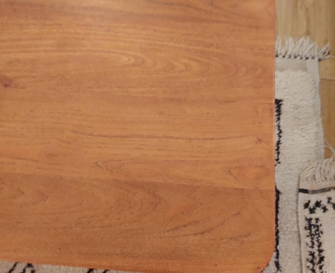 1960s solid teak coffee table
