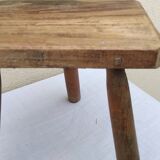 Antique vintage tripod milking stool