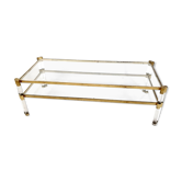 Italian coffee table in lucite Hollywood Regency style
