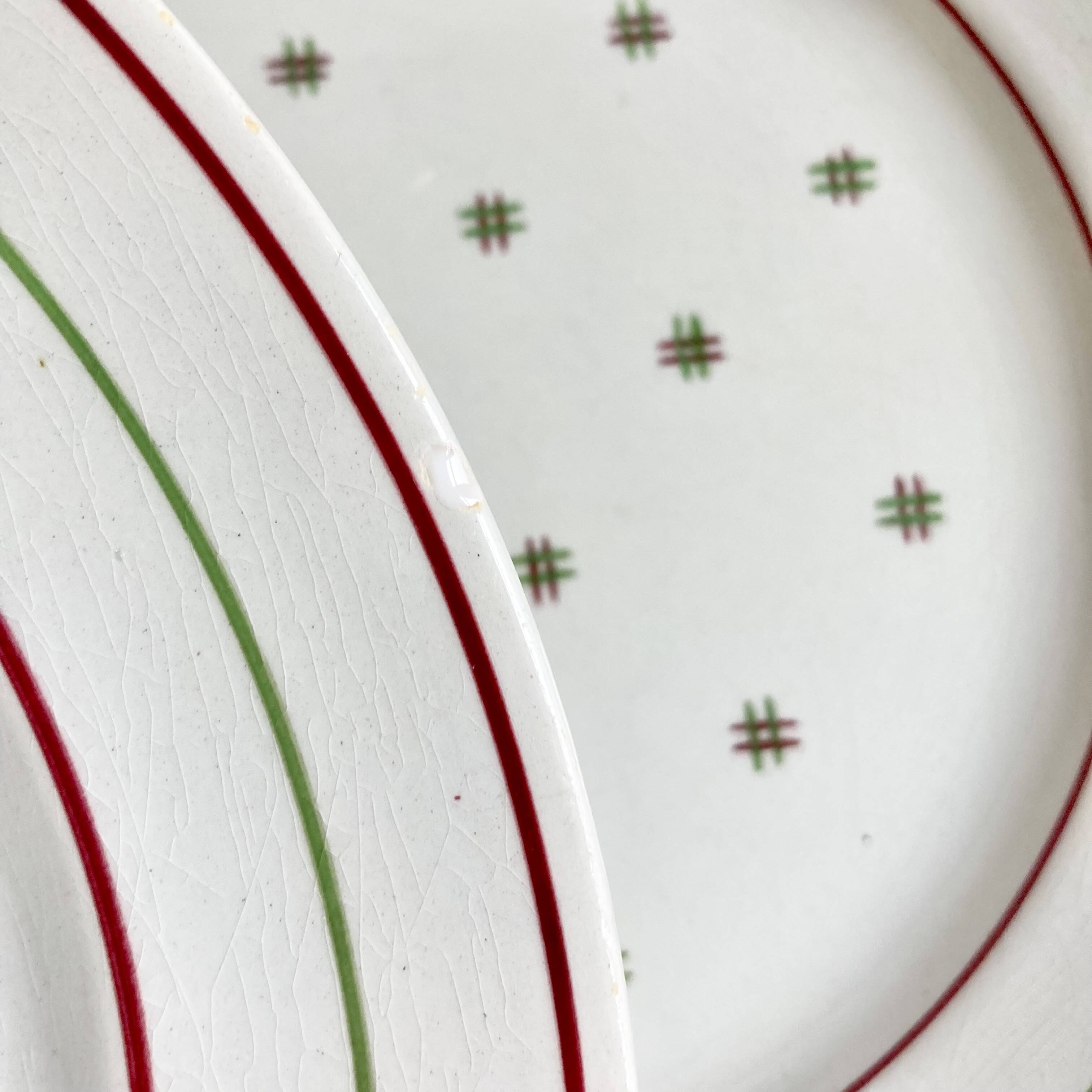 4 Luneville 50s flat plates