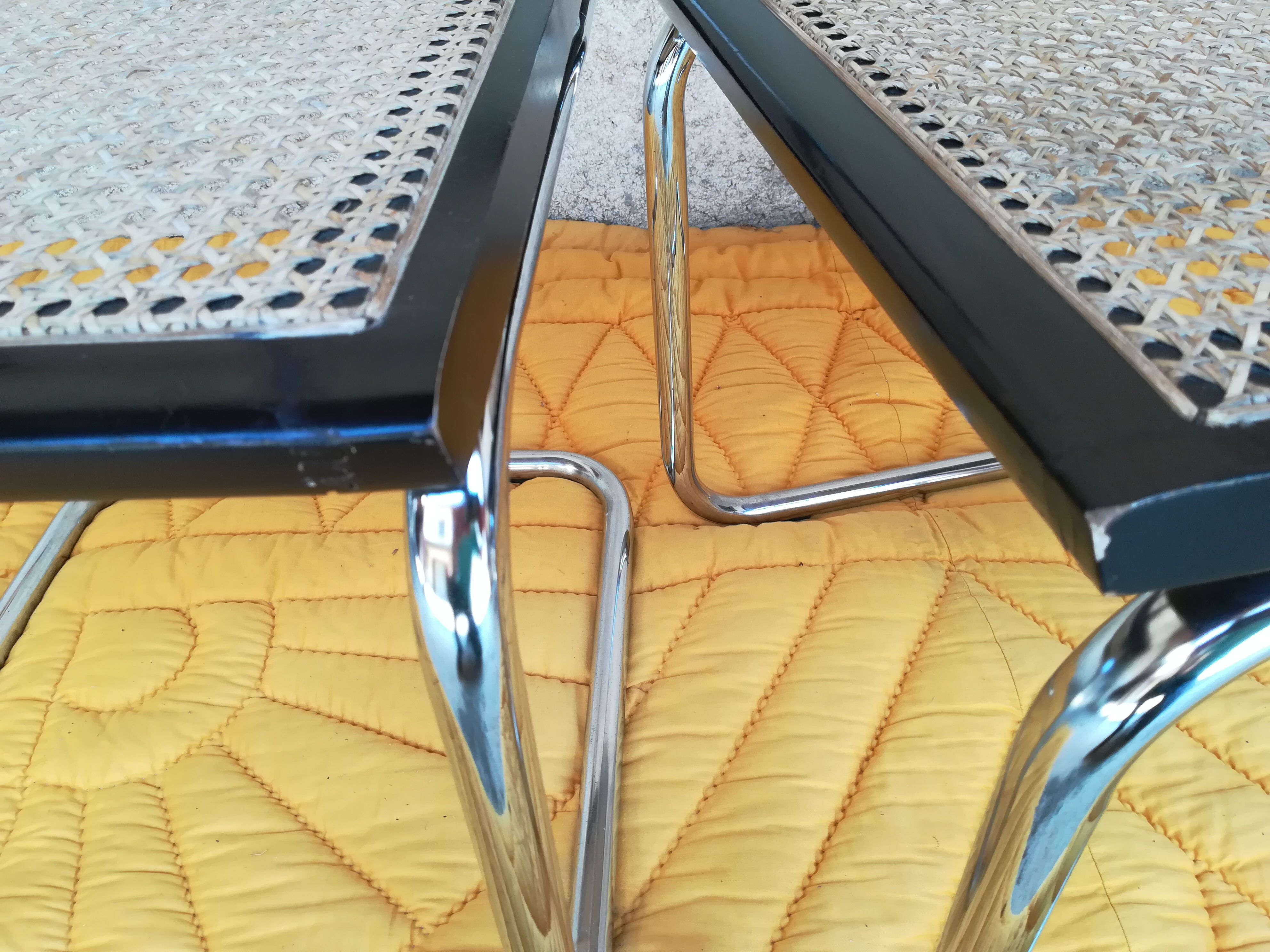 4 chairs b32 cesca by Marcel Breuer