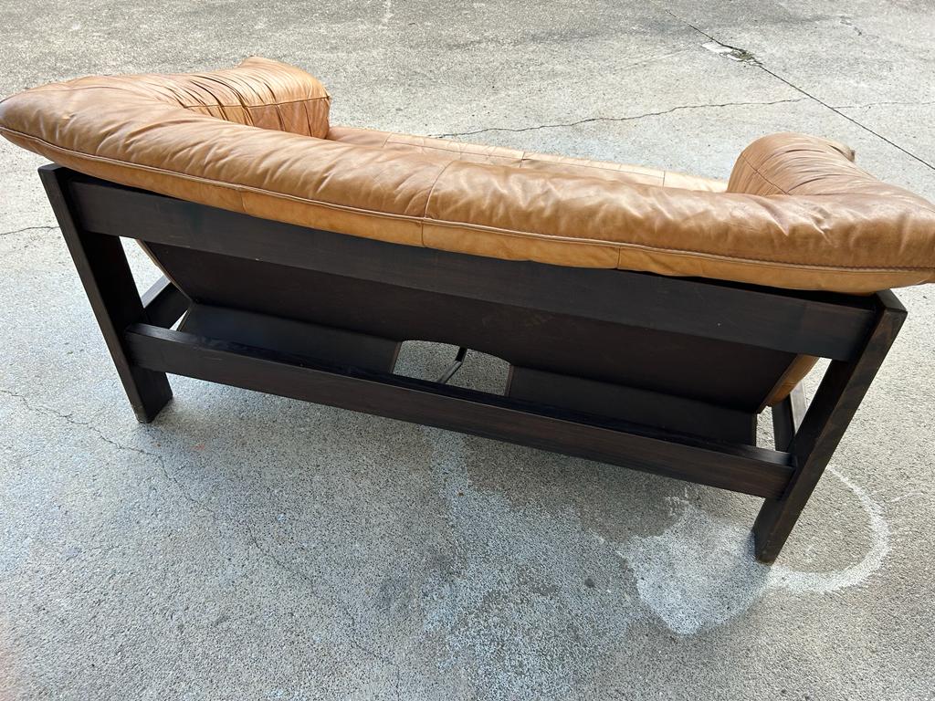 Vintage scandinavian sofa in bake