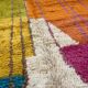 Multicoloured handmade wool Berber rug – 162 × 257 cm