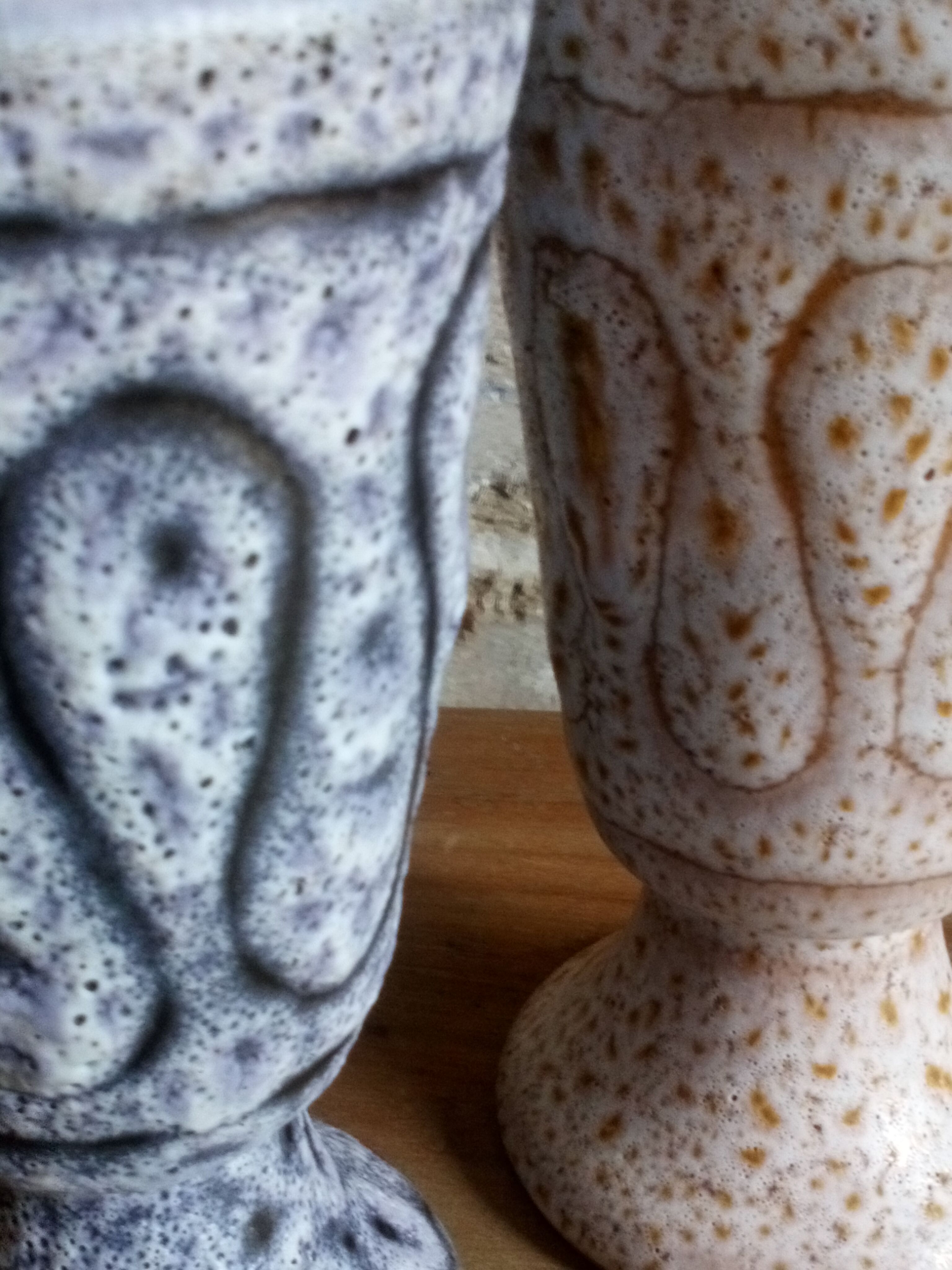 Six ceramic mazagrans by Jean Austruy Vallauris