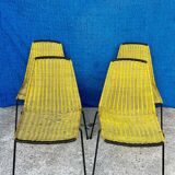 4 vintage “Baskets” chairs 1950s design Gian Franco Legler