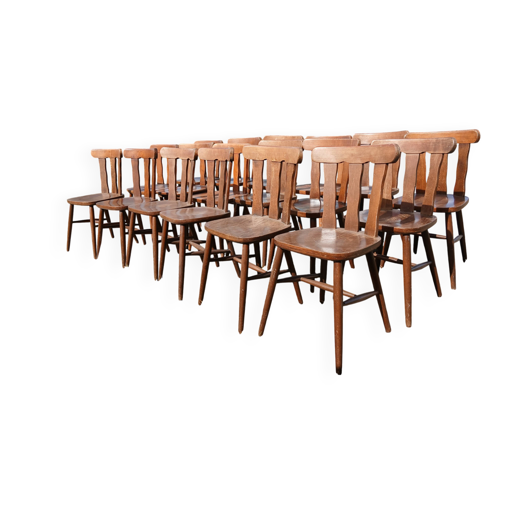 18 bistro chairs