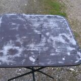 Bistro table 1900 in wrought iron