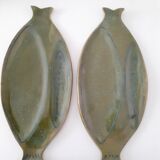 Vintage ceramic fish plates