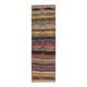 1970s Vintage Turkish Oushak Handmade  Colorful Runner Rug 84x275