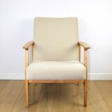 Classic armchair Vintage 70s beige - Jade series