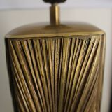 Brass and bronze lamp, Luciano Frigerio, Italy, 1970s