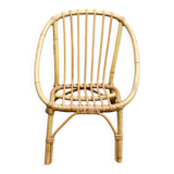 Fauteuil chaise en rotin et osier pour enfant