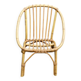 Children's rattan and wicker armchair/chair