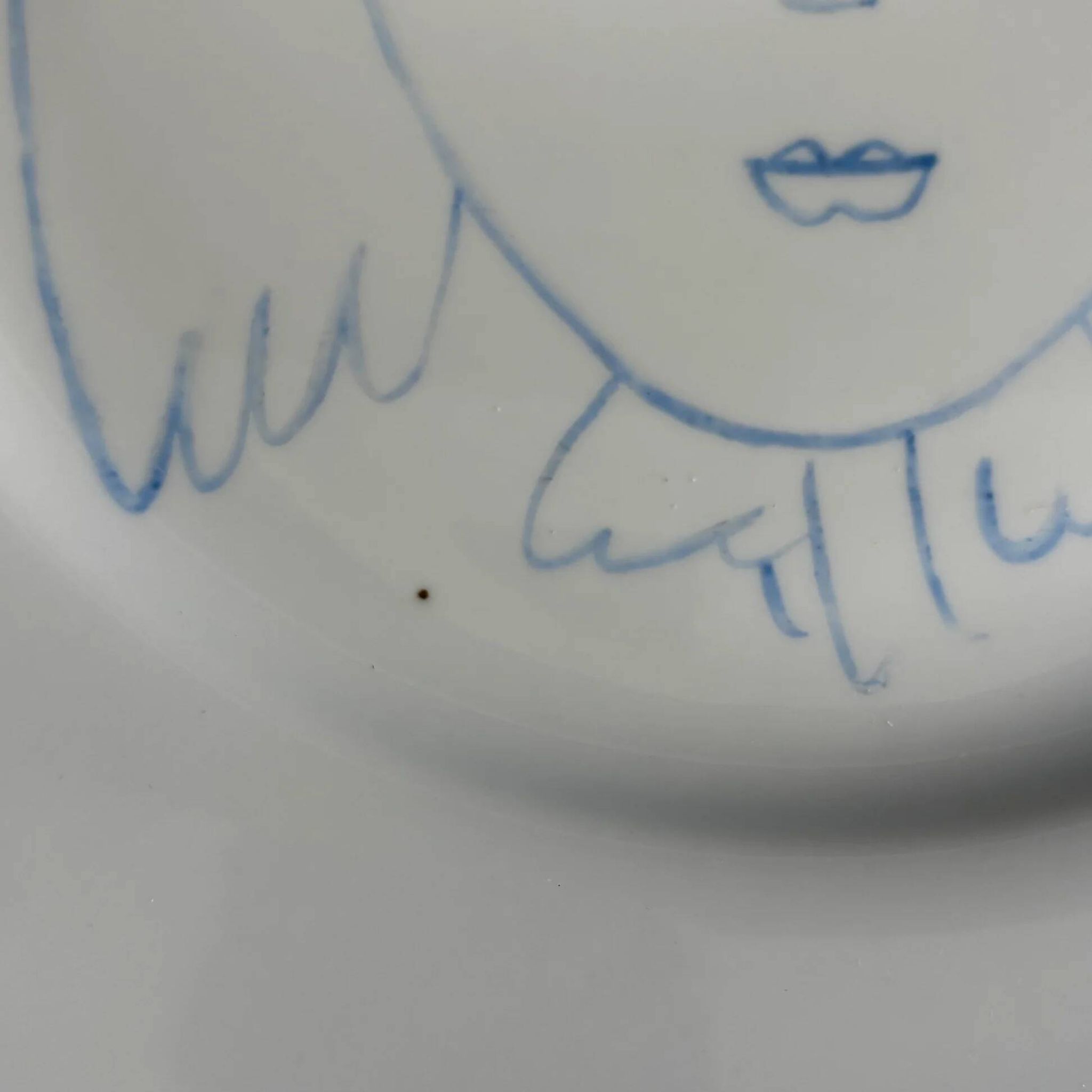 Pair of Picasso plates in Limoges porcelain - Ref 1324