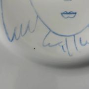Pair of Picasso plates in Limoges porcelain - Ref 1324