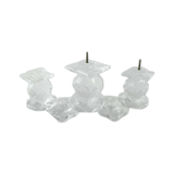 Candle holders with 3 candles, made of Swarovski crystal
